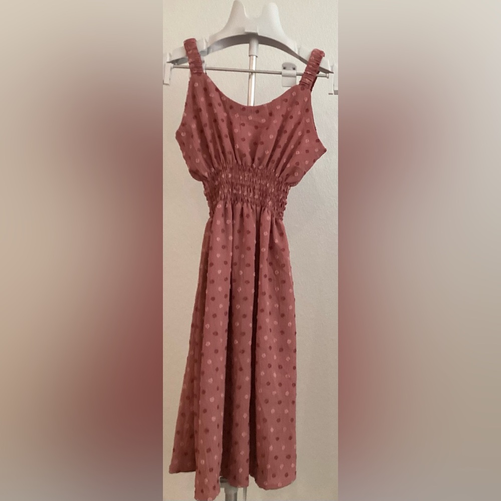 Polka Dot Women’s Dress in Pink